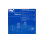 Комплект кранів SD Forte 1/2" НР для рушникосушарки кутовий чорний SF395W15HEB