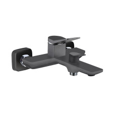 Змішувач для ванни Qtap Presto (з душовим гарнітуром) QTPRE259GRP45584 Graphite