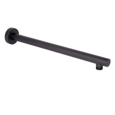 Кронштейн для верхнього душу Qtap Trubice 400 мм округлий QTTRU120BLM45927 Black Matt