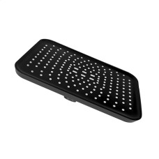 Лійка для верхнього душу Qtap Hlavova 300x200 мм прямокутна QTHLA107BLM45783 Black Matt