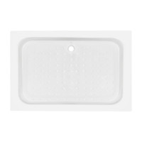 Душовий піддон KAPIELKA ST120x80х14 низький, прямокутний, діаметр зливу 52 мм Lidz