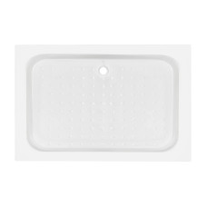 Душовий піддон KAPIELKA ST120x80х14 низький, прямокутний, діаметр зливу 52 мм Lidz