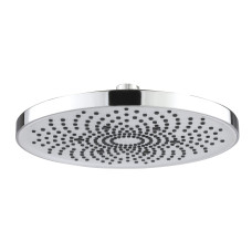 Лійка для верхнього душу Qtap Hlavova D 230 мм округла QTHLA107CRM45787 Chrome/White