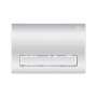 Комплект: Qtap Swan унітаз підлоговий Rimless QT16223178W + Nest комплект інсталяції 2в1 (лінійна клавиша Chrome) QT0122490S4Q1 + QT0111M08381CRM