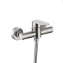 Змішувач для душу Lidz Luna 010 (з душовим гарнітуром) (k35) LDLUN010NKS46095 Nickel