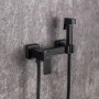 Набір для гігієнічного душу Lidz Kubis 110 Black LDKUB110BLA46104 прямокутний