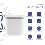 Комплект: Qtap Gemini Ultra Quiet унітаз підвісний QT2533076EUQW + Nest комплект інсталяції 4в1 (Клавіша кругла White) QT0133M425 + QT0111M11110W