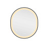 Дзеркало Qtap Gemini 800х700 з LED-підсвічуванням Touch, з антизапотіванням, з димером, рег. темп. кольору (3000-6500K) Reverse QT2578R8072B