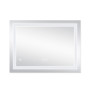 Дзеркало Lidz Kubis 600х800 з LED-підсвічуванням Touch, з антизапотіванням, з димером, рег. яскравості Reverse LD78LF9048060