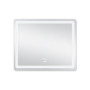 Дзеркало Lidz Kubis 1000х800 з LED-підсвічуванням Touch, з антизапотіванням, з димером, рег. яскравості LD78LF61410080
