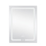 Дзеркало Lidz Kubis 600х800 з LED-підсвічуванням Touch, з антизапотіванням, з димером, рег. яскравості LD78LF9376080