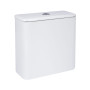 Унітаз-компакт Qtap Presto Quadro безободковий з сидінням Soft-close QT24221215AW
