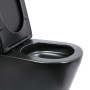 Унітаз підлоговий Qtap Scorpio Ultra Quiet безобідковий з сидінням Soft-close MATT BLACK QT14226088AMB