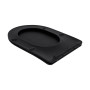 Унітаз підлоговий Qtap Robin Ultra Quiet безобідковий з сидінням Soft-close MATT BLACK QT13226083AMB