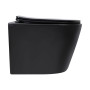 Унітаз підвісний Qtap Scorpio Ultra Quiet безобідковий з сидінням Soft-close MATT BLACK QT14332380AMB