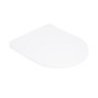 Унітаз підвісний Qtap Robin New Ultra Quiet безобідковий з сидінням Soft-close WHITE QT13332381АSW