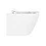 Унітаз підвісний Qtap Robin New Ultra Quiet безобідковий з сидінням Soft-close WHITE QT13332381АSW
