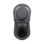 Унітаз підвісний Qtap Robin New Ultra Quiet безобідковий з сидінням Soft-close MATT BLACK QT13332381АSMB