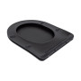 Унітаз підвісний Qtap Robin New Ultra Quiet безобідковий з сидінням Soft-close MATT BLACK QT13332381АSMB