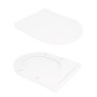 Унітаз підлоговий Qtap Virgo Ultra Quiet безобідковий з сидінням Soft-close WHITE QT18226092AW
