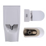 Унітаз-моноблок підлоговий Qtap Swan Ultra Quiet безобідковий з сидінням Soft-close WHITE QT16226080AW