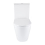Унітаз підлоговий Qtap Vlasta Ultra Quiet безобідковий з сидінням Soft-close WHITE QT28228300W