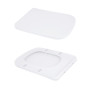 Унітаз підлоговий Qtap Aries Rimless безобідковий з сидінням Soft-close WHITE QT03228302W