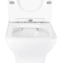 Унітаз підлоговий Qtap Aries Rimless безобідковий з сидінням Soft-close WHITE QT03228302W