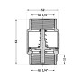 Зворотний клапан Thermo Alliance Standart 1 1/4"ВВ із латунним штоком TAS240W32