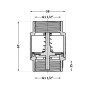 Зворотний клапан Thermo Alliance Standart 1 1/2"ВВ із латунним штоком TAS240W40