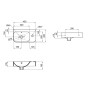 Раковина Qtap Tern 450х260х155 White QT17115117RWN