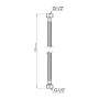 Шланг для води Thermo Alliance Standart 20 см NYLON 1/2"x1/2" НН TAS387W20