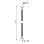 Шланг для води Thermo Alliance Standart 150 см NYLON 1/2"x1/2" ВВ TAS387W150