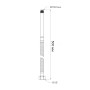 Шланг для підключення змішувача Thermo Alliance Standart (пара) 50 см NYLON M10x1/2"В довга ігла TAS386W50L
