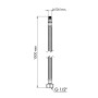 Шланг для підключення змішувача Thermo Alliance Standart (пара) 100 см NYLON M10x1/2"В TAS386W100