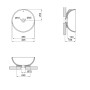 Раковина-чаша Qtap Robin 410х410х180 White QT1311A004WN