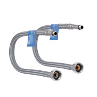 Шланг для підключення змішувача Thermo Alliance Standart (пара) 50 см NYLON M10x1/2"В TAS386W50