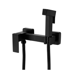 Набір для гігієнічного душу Lidz Kubis 110 Black LDKUB110BLA46104 прямокутний
