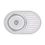 Кухонна мийка Brinex 7750 0,8 мм Satin (BRIN7750SAT08)