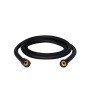 Акційний набір 2+1: Шланг для ручного душу Qtap Hadice QT054BL43074 Black Matt