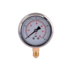 Манометр із гліцерином Thermo Alliancе Forte 4 бар, 1/4"З, нижнє підключення TAF170G4B