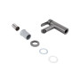 Змішувач для раковини Brinex Pure 001F низький Graphite BRIPUR001FGRP