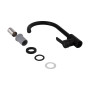 Змішувач для кухні Brinex Pure 015F U-образний Black Matt BRIPUR015FBLM