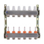Колектор з витратомірами (нерж.) 3/4" х6 Icma № К073