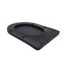 Qtap Сидіння для унітаза (Scorpio New) 460x362x50 мм, Matt Black, з мікроліфтом, Slim Duroplast, Quick Release QT99SC5502MB
