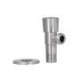 Кран кутовий Thermo Alliance Standart 1/2"ЗЗ нерж., з керам. буксою TAS347W1515SS