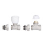 Комплект радіаторних кранів Thermo Alliance Standart 1/2" ВН прямий TAS230W15