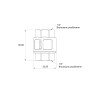 Зворотний клапан Thermo Alliance Standart з латунним штоком 1/2"ВВ посилений TAS246W15