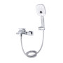 Змішувач для ванни Qtap Tern (c душевым гарнитуром) QTTER259CRM47586 Chrome