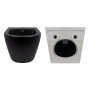Комплект Qtap Robin Matt Black 2 в 1: унітаз підвісний Ultra Quiet QT13332381АSMB + біде підвісне QT1355046FMB
